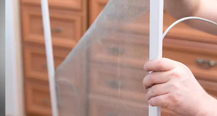 Privacy Mesh Screen Door Installation in University Park, FL