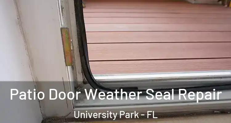 Patio Door Weather Seal Repair University Park - FL